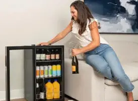 beverage cooler installation